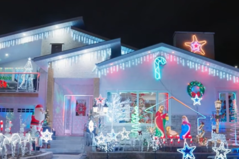 Filipino-Canadian woman goes wild for Christmas decorations